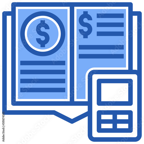 Ledger flat icon,linear,outline,graphic,illustration