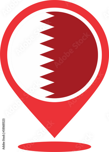 Bahrain flag pin map 2023031371 Free Download Bahrain flag pin map 2023031371 - GFXLoad