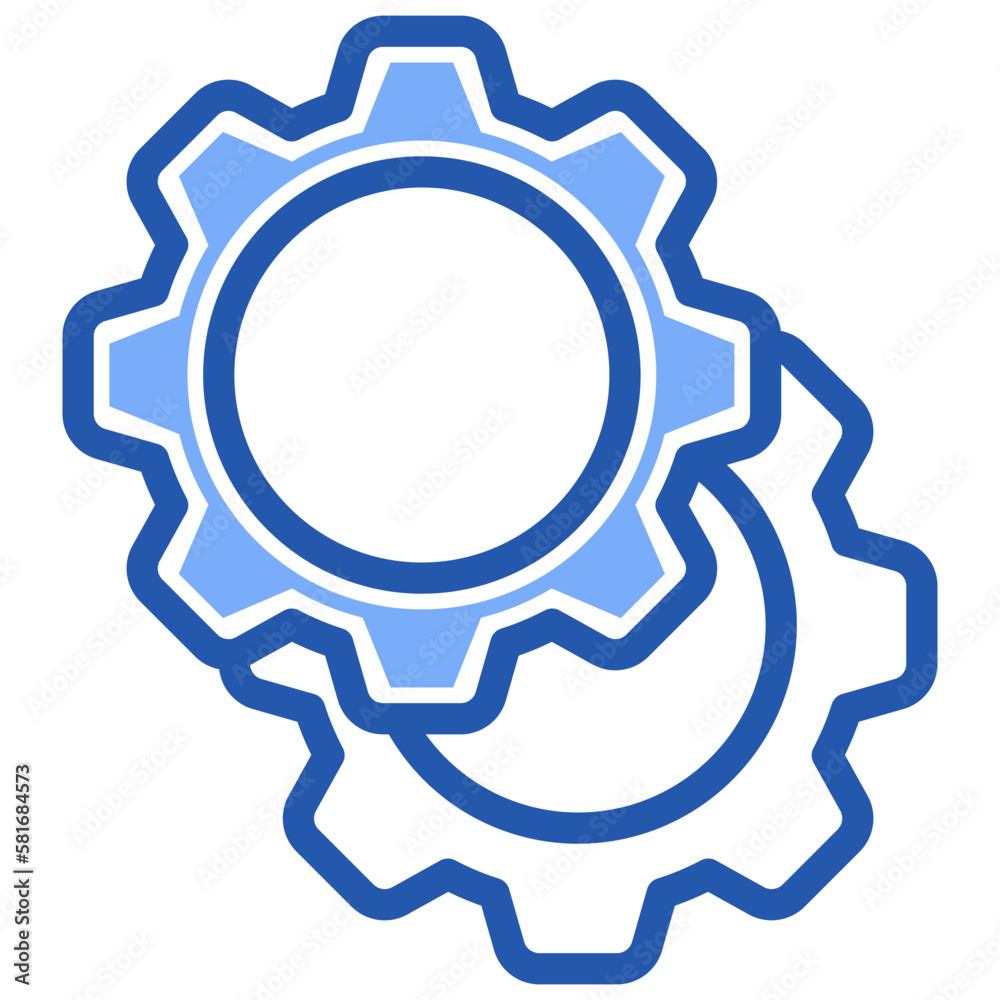 gear line icon,linear,outline,graphic,illustration