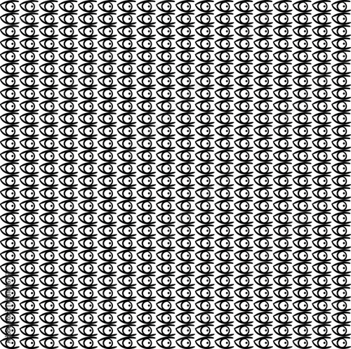 black and white background with eyes imitation