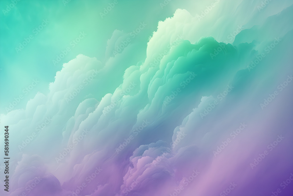 Abstract Gradient Background with Pastel Color and Cloud Texture Stock ...