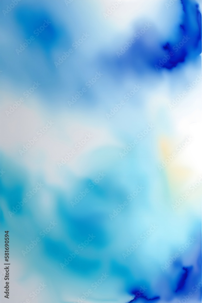 Φωτογραφία ブルーの水彩テクスチャ　背景素材   generative ai