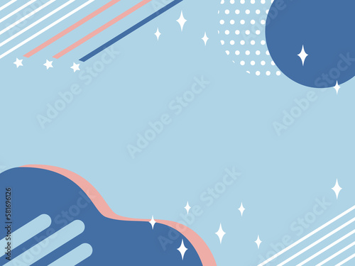 かわいいポップな背景１−２