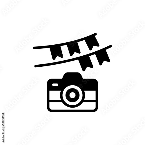 Event Photography icon in vector. Illustration
