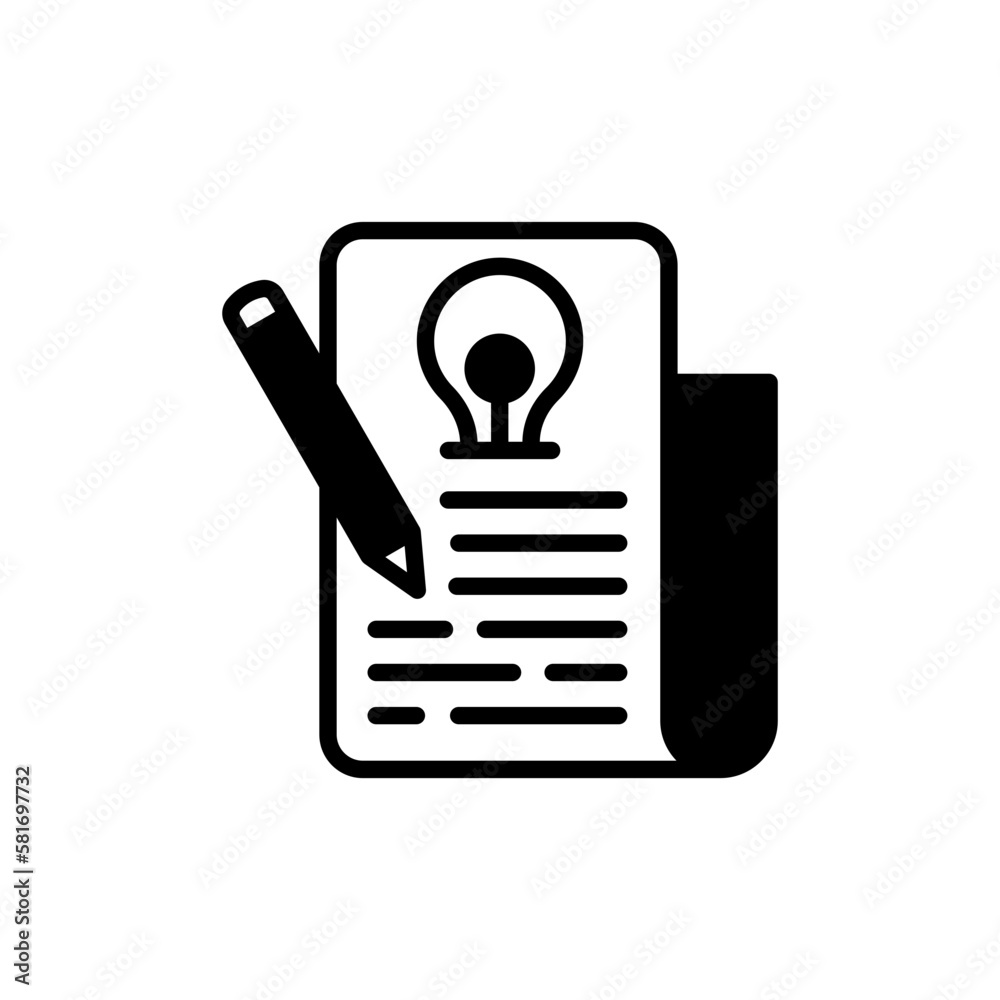 Project Briefing icon in vector. Illustration Project Briefing icon in vector. Illustration