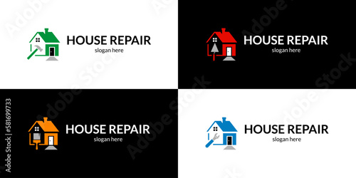 House repair symbol set