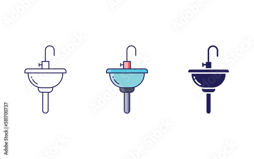 Sink vector icon