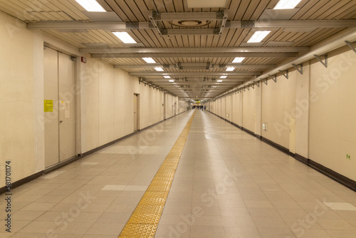 Photography subway space
