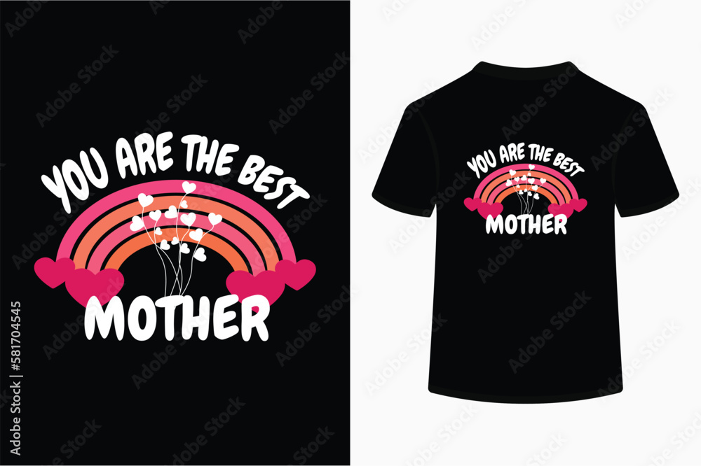Mother's day creative and unique typography design Mother's day creative and unique typography design