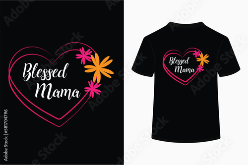 Mother's day creative and unique typography design