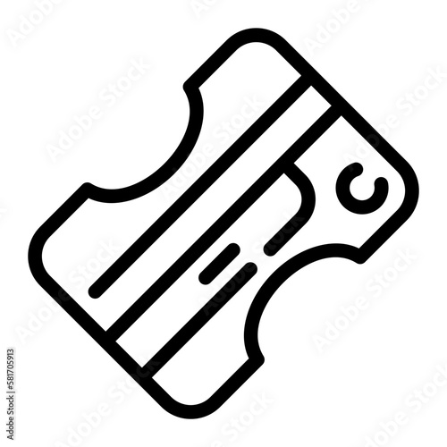 sharpener line icon