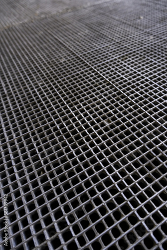 Floor grid on the street