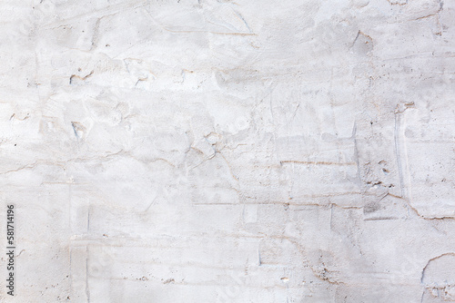 high detailed fragment of rough gray plaster wall © Mr Twister