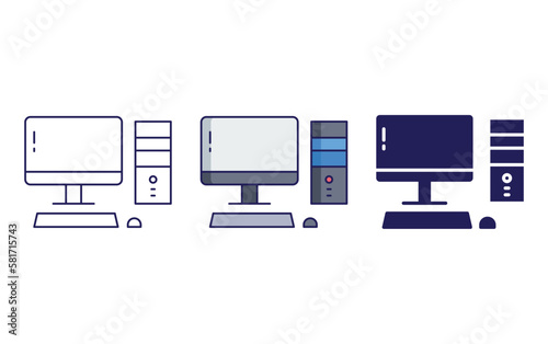 Computer vector icon © Icongeek26