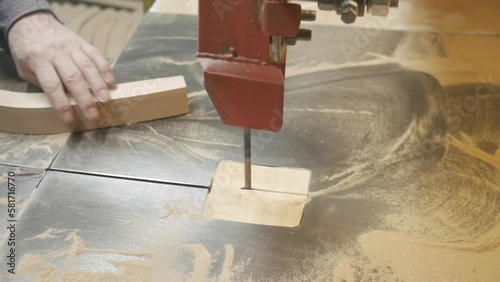 Manual labor for details in the manufacture of furniture