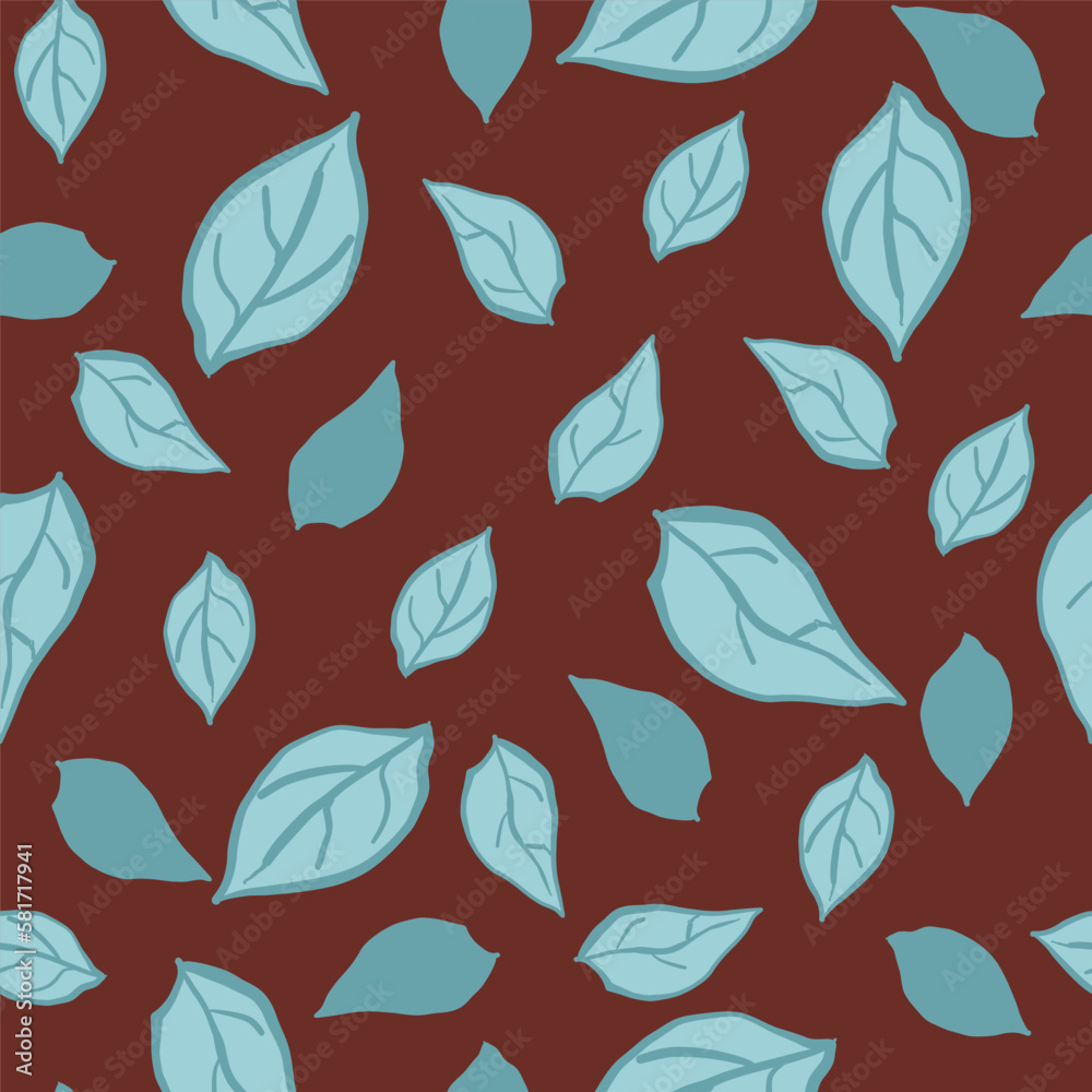 vector seamless pattern. floral stylish background. hand drawing
