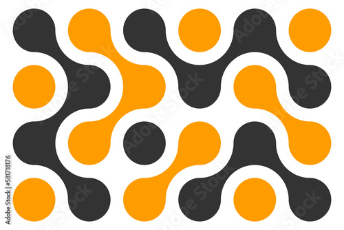 Innovation, technology pattern, dots background, science poster