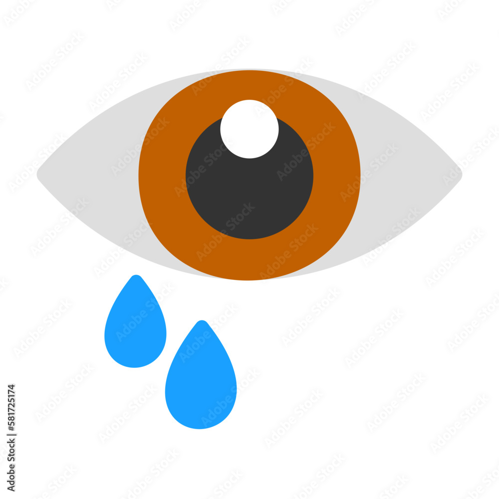 Watery Eyes Icon Watery Eyes Icon