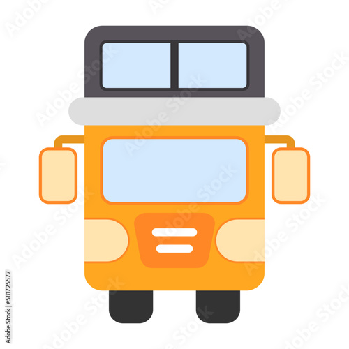 Double Decker Bus Icon
