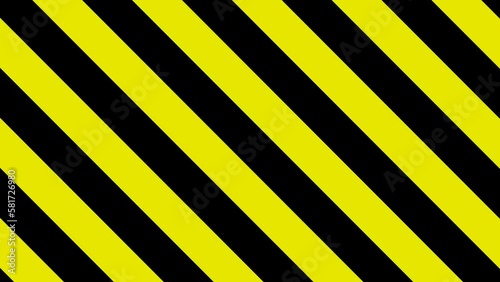 黄色と黒の警戒色のアニメーション photo