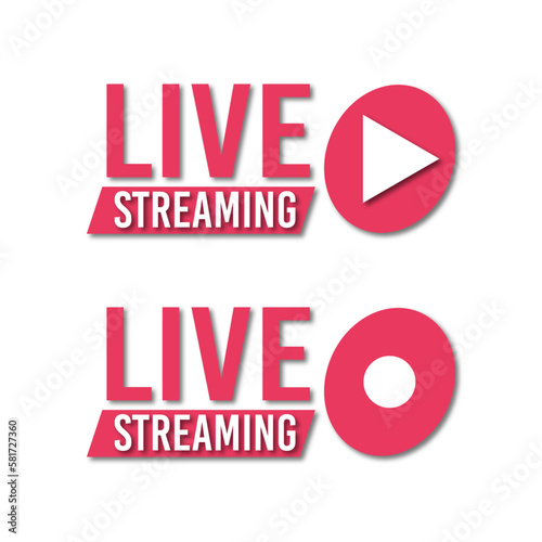 player icon, LIve lablel, LIve streaming photo