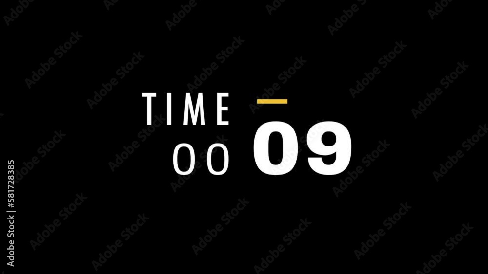15 Seconds Stylish Countdown Timer with milliseconds on Left. White and Yellow color on Black Background. Sports, E-Sports, Fighting Game, Gaming Concept. 4K Motion Graphics Video. 15 Seconds Stylish Countdown Timer with milliseconds on Left. White and Yellow color on Black Background. Sports, E-Sports, Fighting Game, Gaming Concept. 4K Motion Graphics Video.