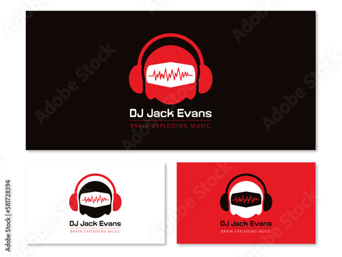 a logo for a DJ, a brand for a record company