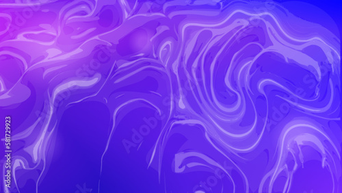 Neon Purple Liquid Fluid Chrome Background  With Shining Lights