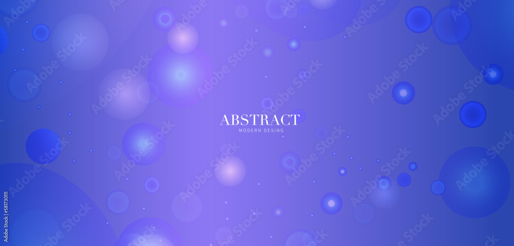abstract blue background with bubbles