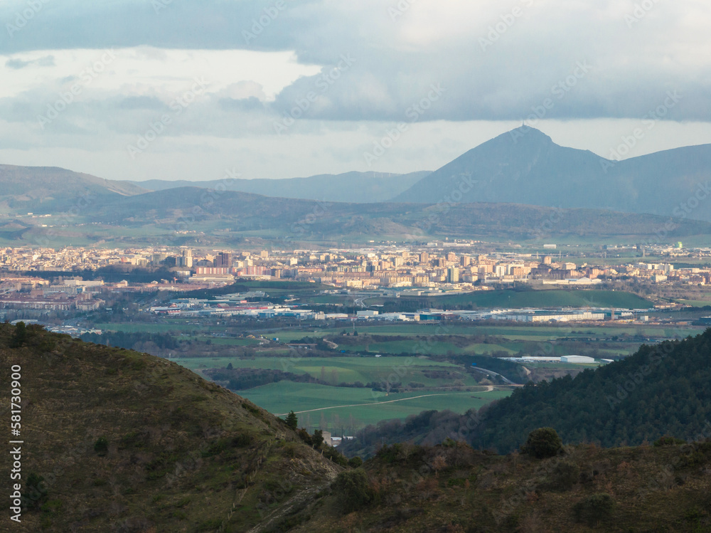 View of Pamplona. Iza, Berrioplano