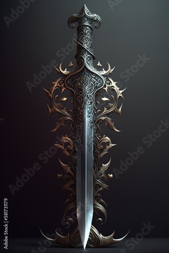 powerful magic sword