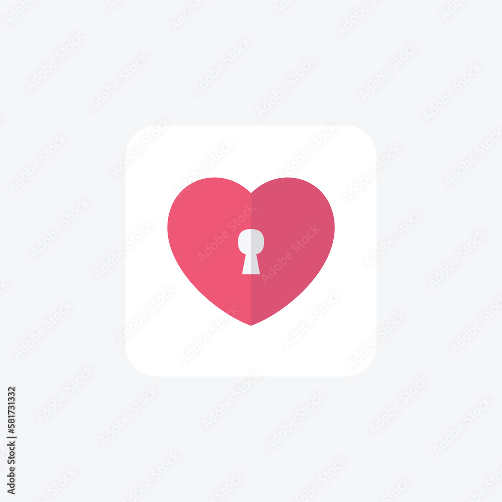 Love lock, secure fully editable vector fill icon
Love lock, secure fully editable vector fill icon