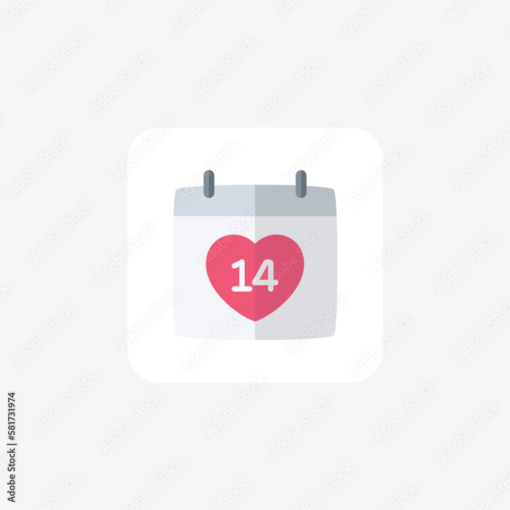 Calendar, Love, fully editable vector line icon
Calendar, Love, fully editable vector line icon