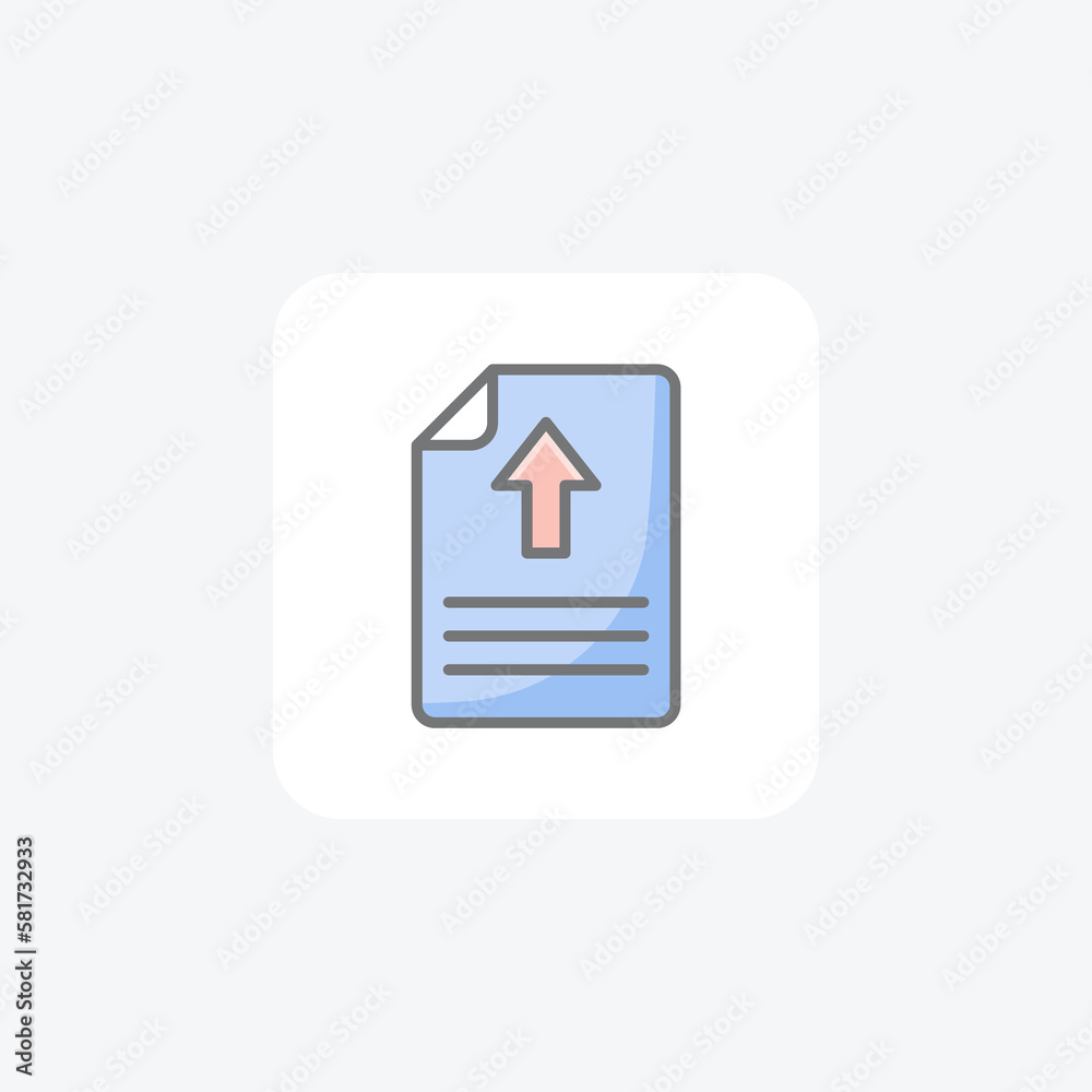 Arrow, go, fully editable vector fill icon

