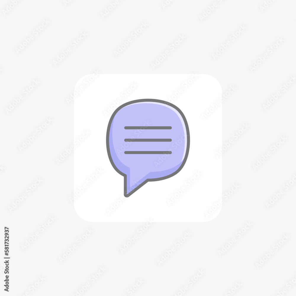 Chat, message, fully editable vector fill icon
Chat, message, fully editable vector fill icon