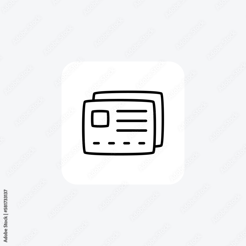 Id, user fully editable vector fill icon
Id, user fully editable vector fill icon