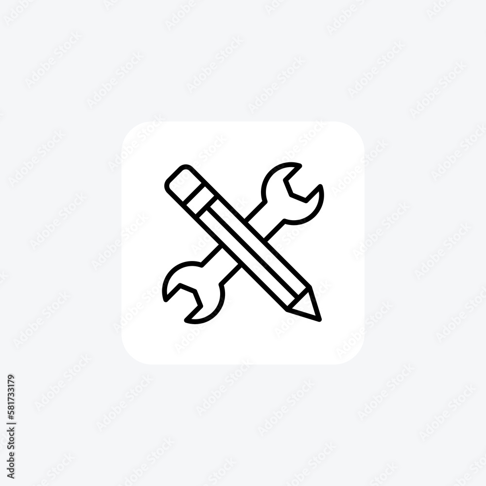 Maintenance tool fully editable vector fill icon
Maintenance tool fully editable vector fill icon