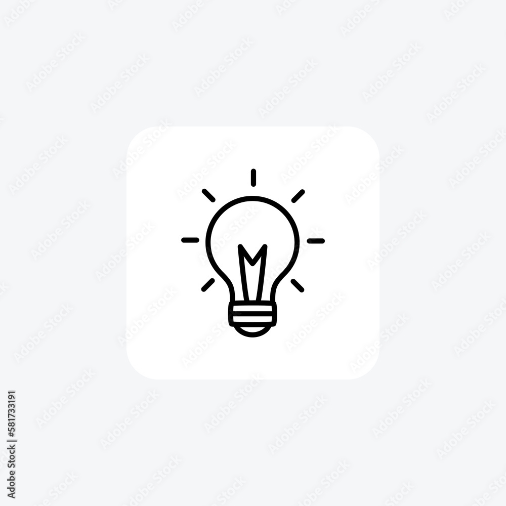 Bulb idea fully editable vector fill icon
Bulb idea fully editable vector fill icon