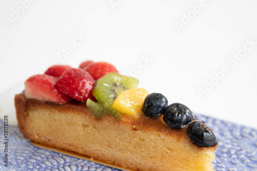 close up Danish Fruit Cake