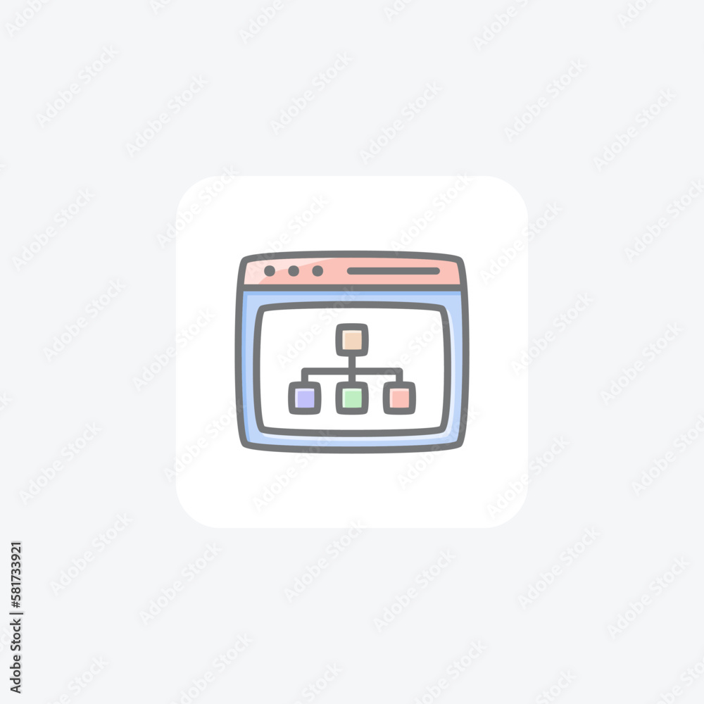 Hierarchy, sitemap, fully editable vector fill icon
Hierarchy, sitemap, fully editable vector fill icon