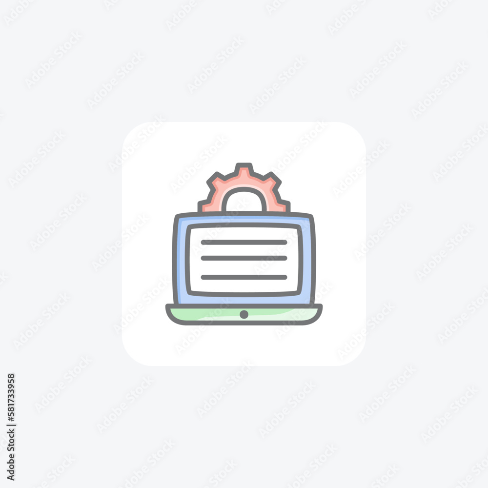 Cogwheel gear fully editable vector fill icon
Cogwheel gear fully editable vector fill icon