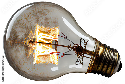 Blown light bulb, Generative AI