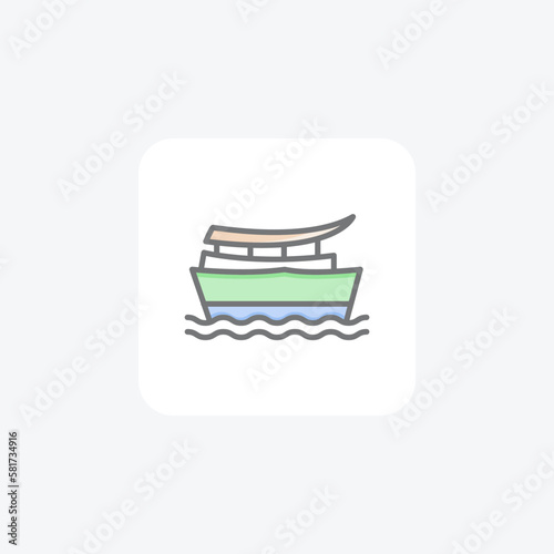 Longtail day fully editable vector icon