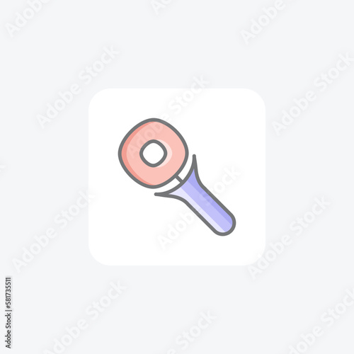 Tool. electric fully editable vector fill icon

