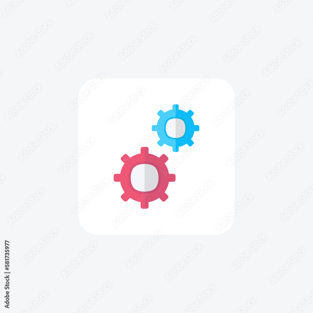 Setting, configurations fully editable vector fill icon
Setting, configurations fully editable vector fill icon