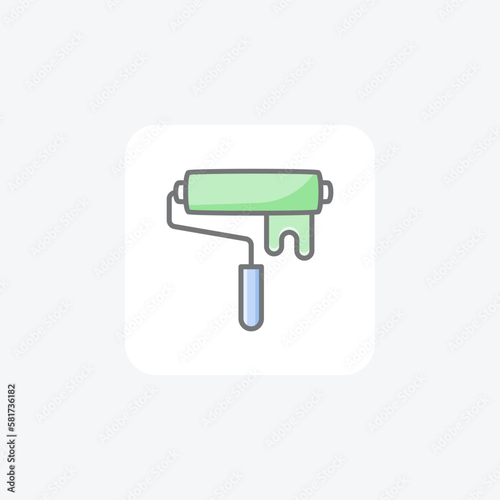 Paint, painting fully editable vector fill icon
Paint, painting fully editable vector fill icon