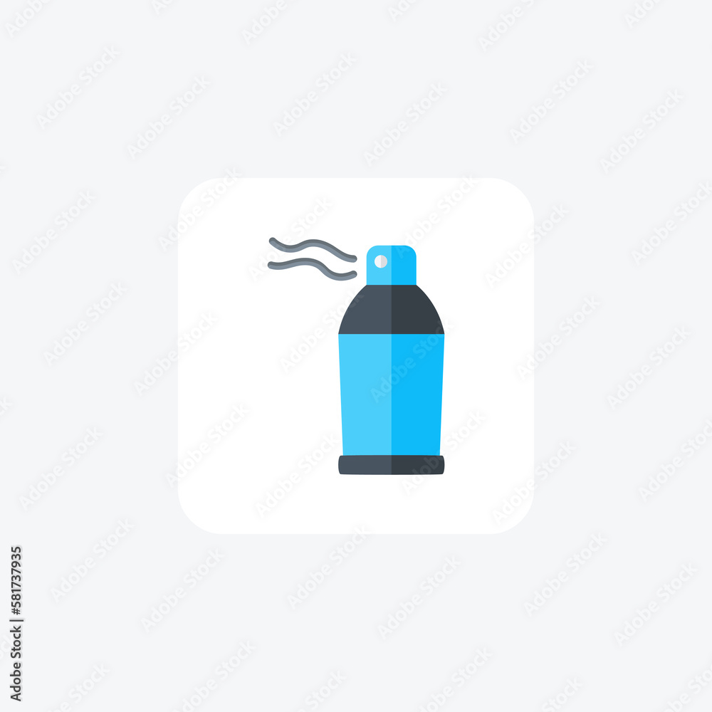 Spray, bottle fully editable vector icon


