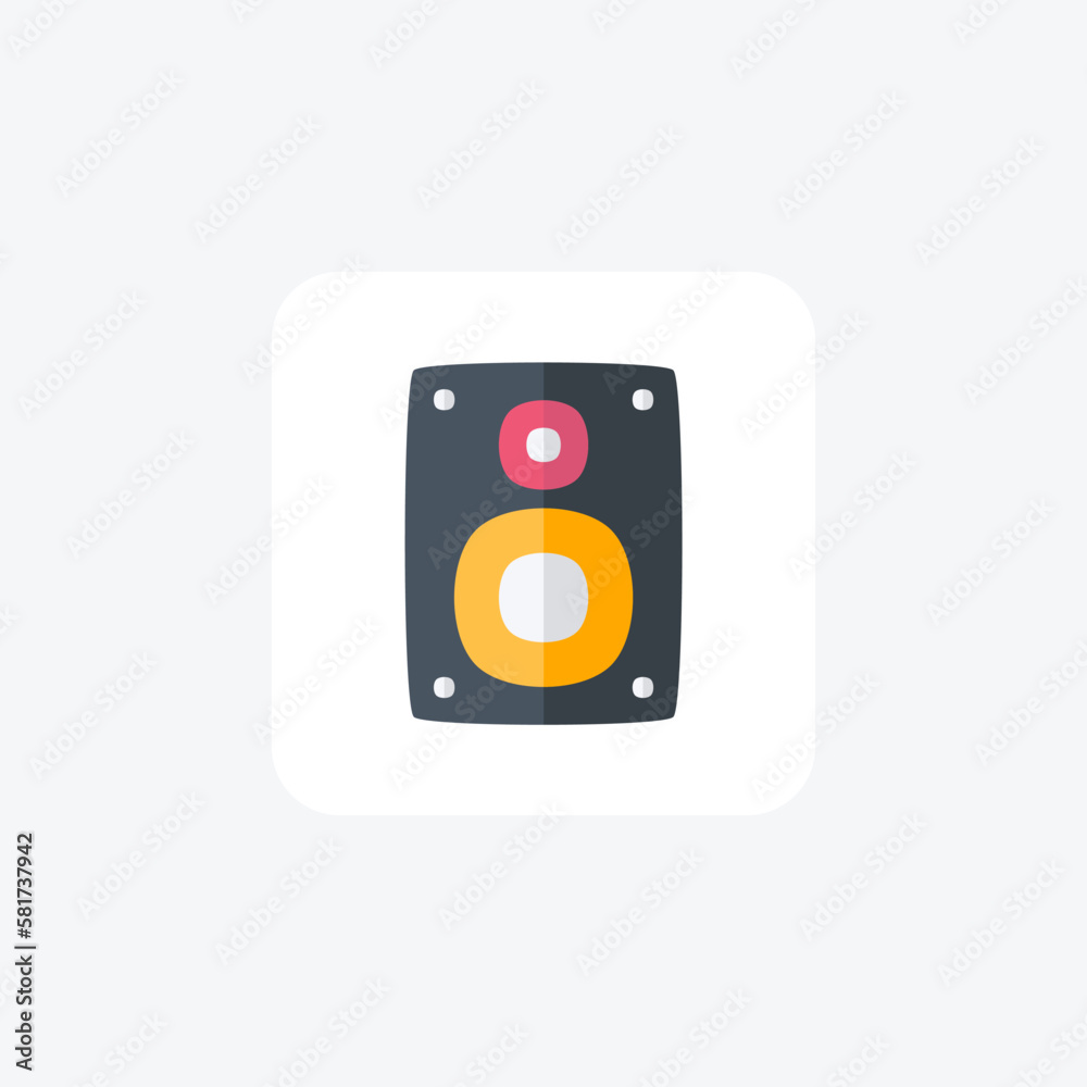 Speaker, sound icon fully editable vector icon
Speaker, sound icon fully editable vector icon
