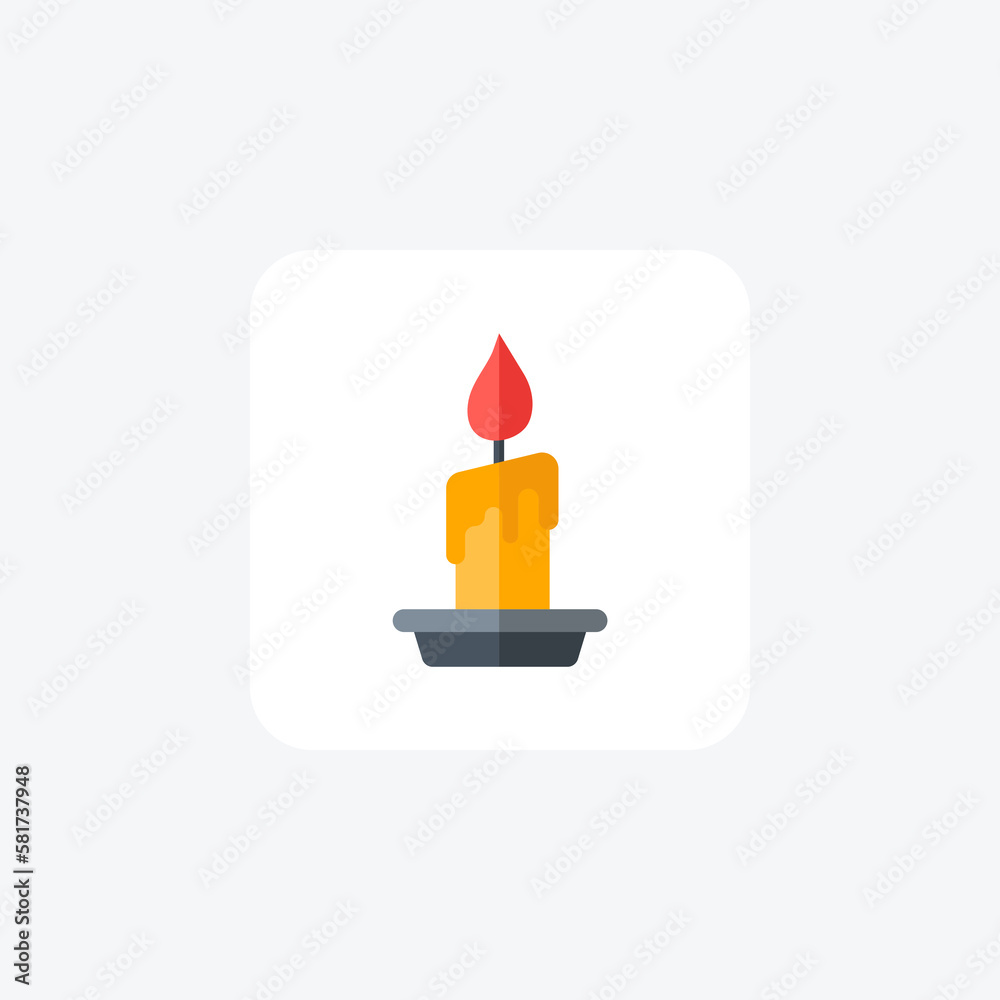 Candle, halloween fully editable vector icon
Candle, halloween fully editable vector icon