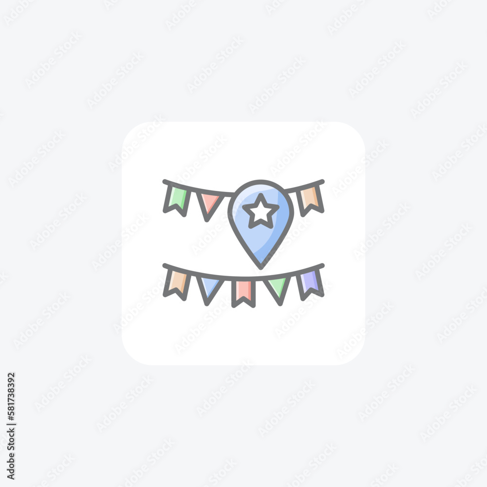 Flag, stars, star icon fully editable vector icon
Flag, stars, star icon fully editable vector icon